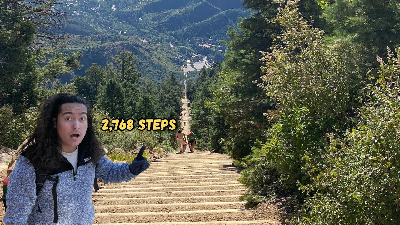 I attempted the Manitou Incline (harder than it looks)