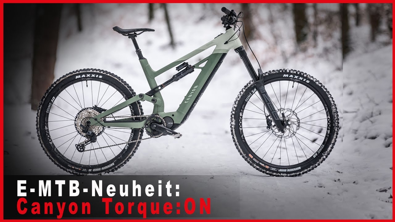 Mehr als E-Enduro! Der neue E-Freerider CANYON Torque:On mit Shimano EP8 und 180 mm Federweg