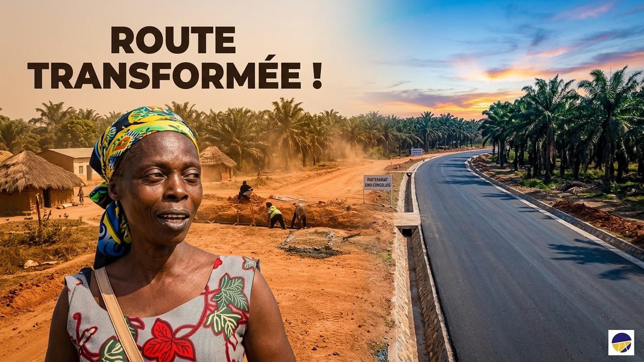 #RDC RN1 Mweneditu-Kaniama : La transformation en direct grâce à la Chine