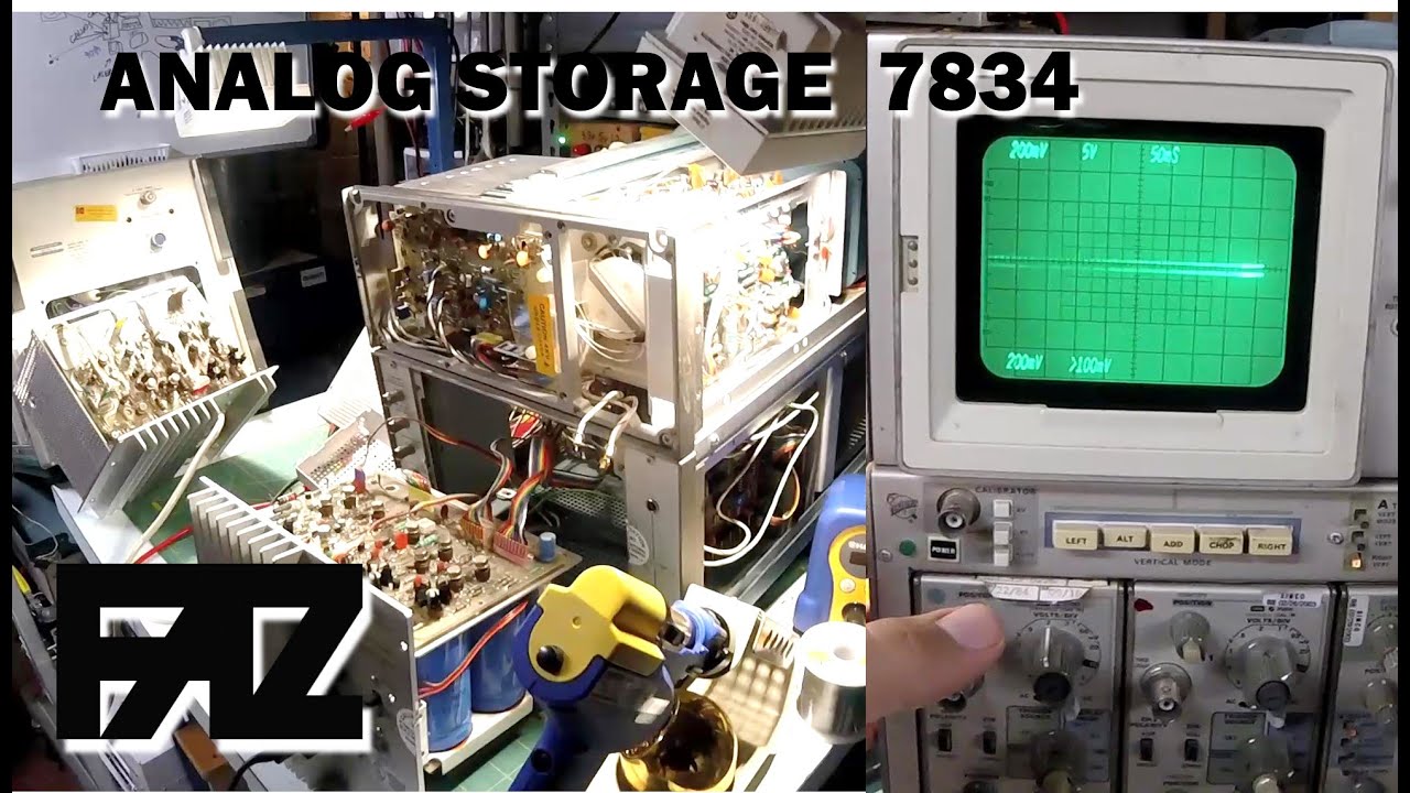 Tektronix 7834 SMPS Repair (feat. smoky 7904)