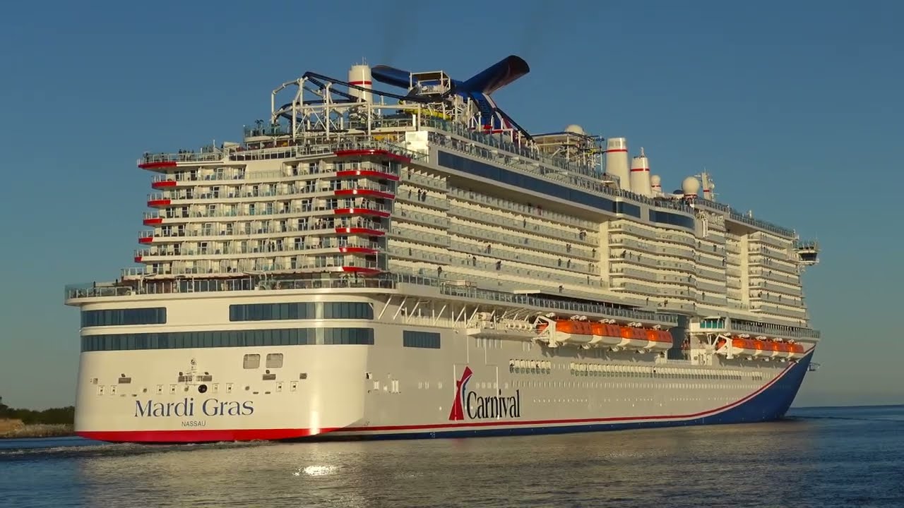 Carnival Ships Sail Away from Port Canaveral!