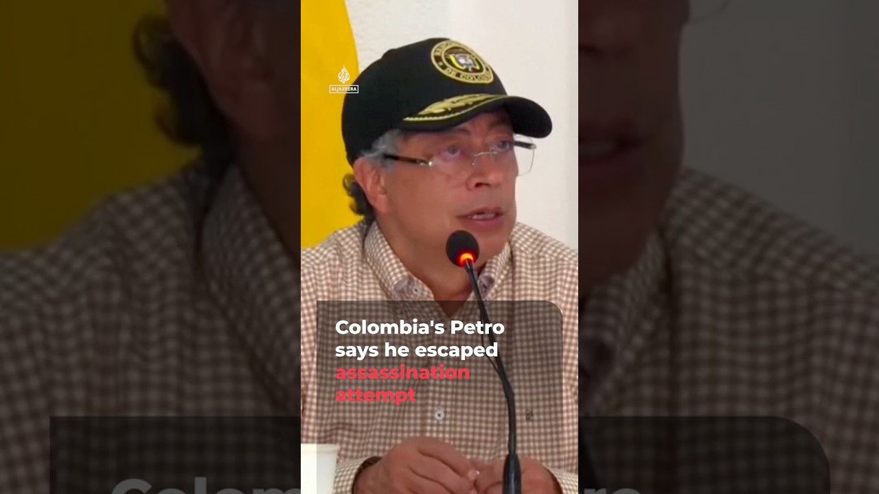Colombia's Petro says he escaped assassination attempt | AJ #shorts