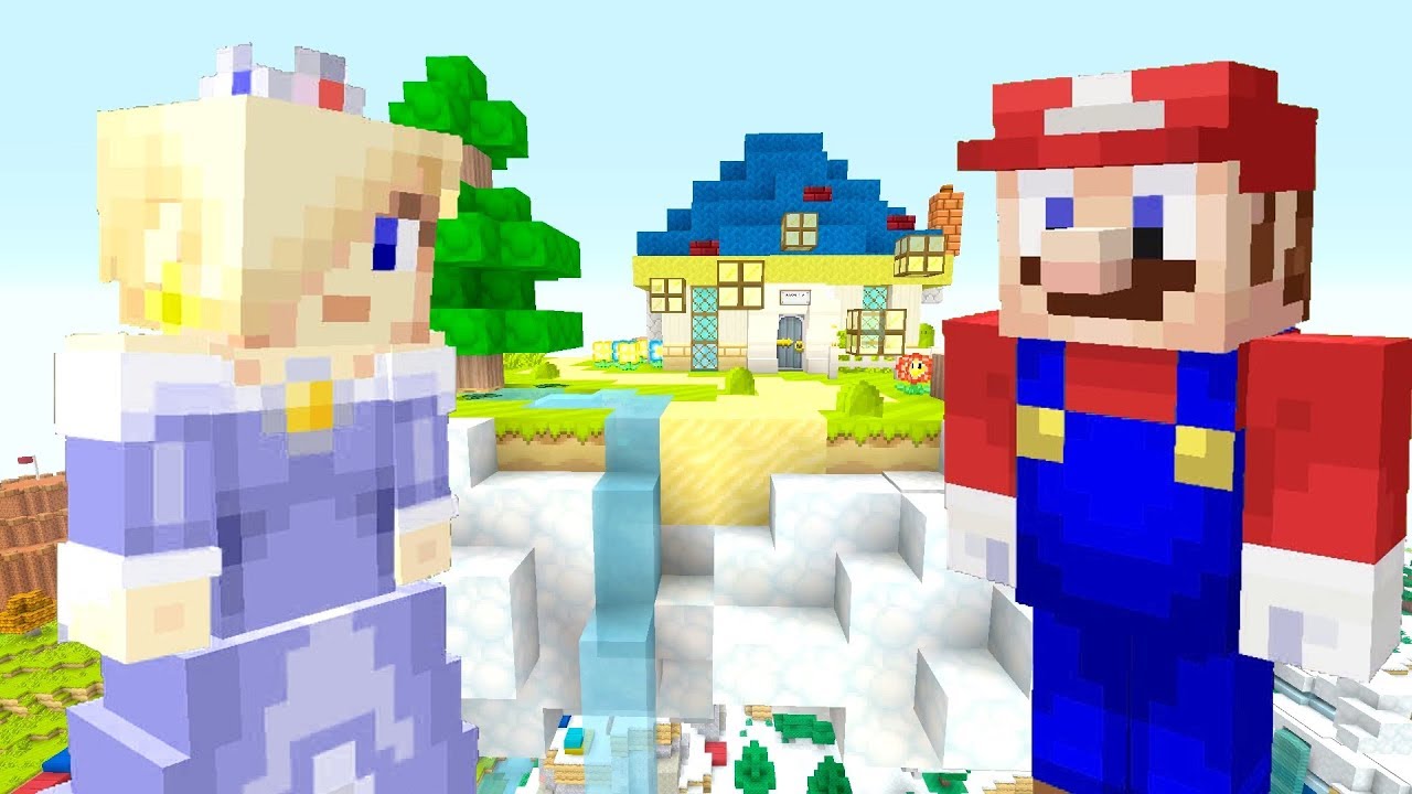 ROSALINA REFUSES TO HELP MARIO WITH PEACH! *JEALOUS!* | Super Mario Series | Minecraft [266]