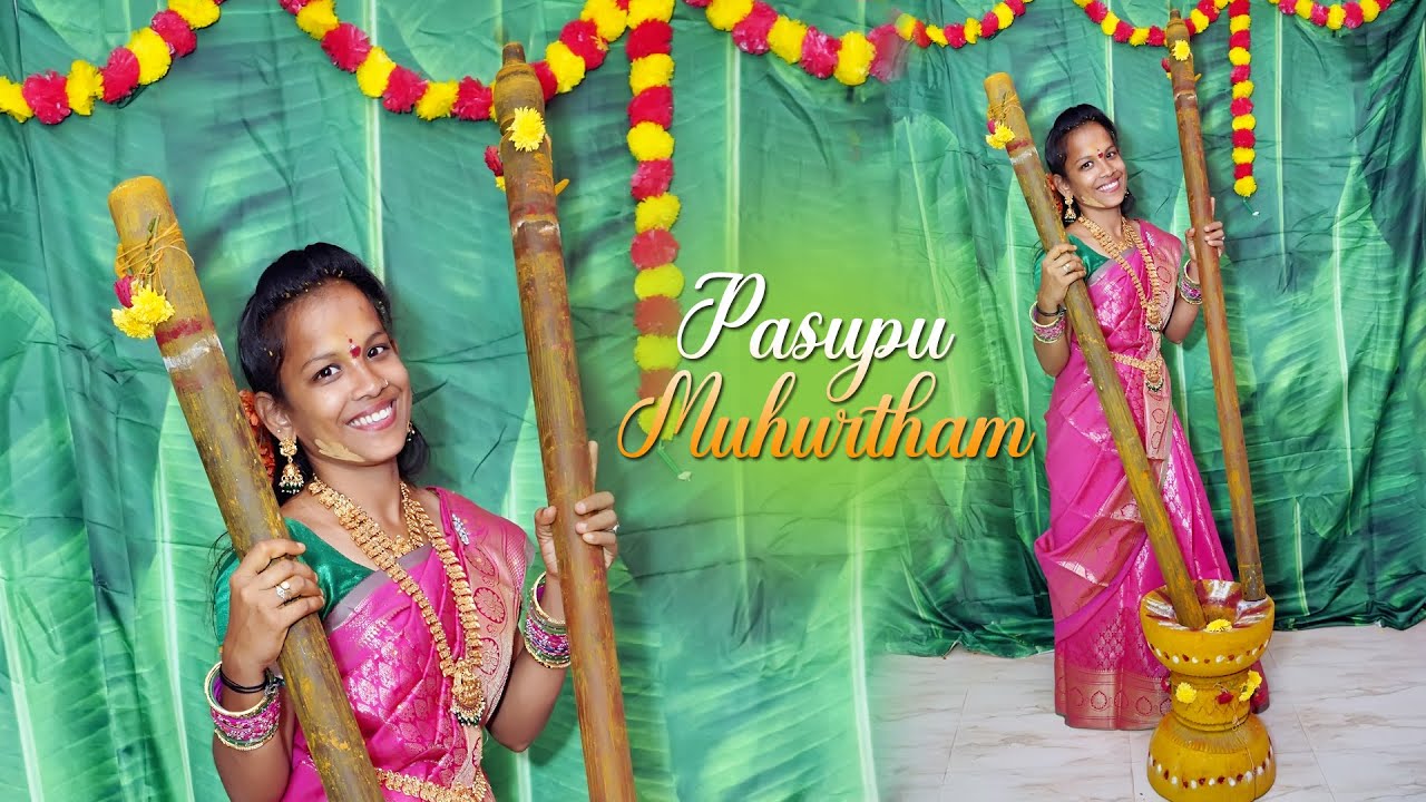 Bride Sailu Pasupu muhrutham 4k Video