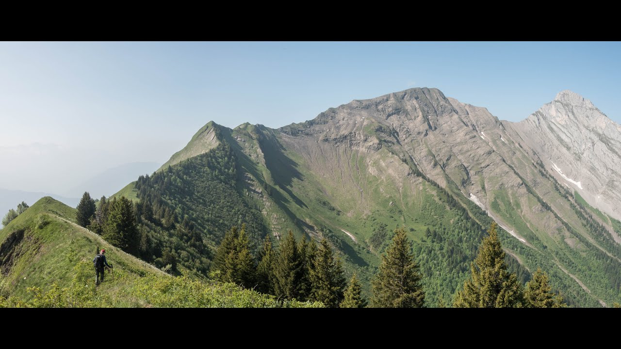 Circuit Pointe de la Fougère au Mont Pécloz par les Arêtes . Retour par l'arête N/O . Bauges .