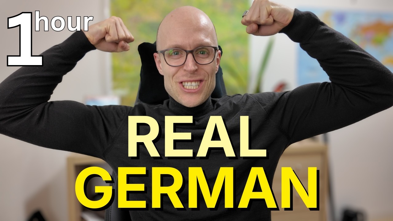 German Podcast: 1.516 Words in One Hour – Just by Listening | Deutsch sprechen ohne Angst
