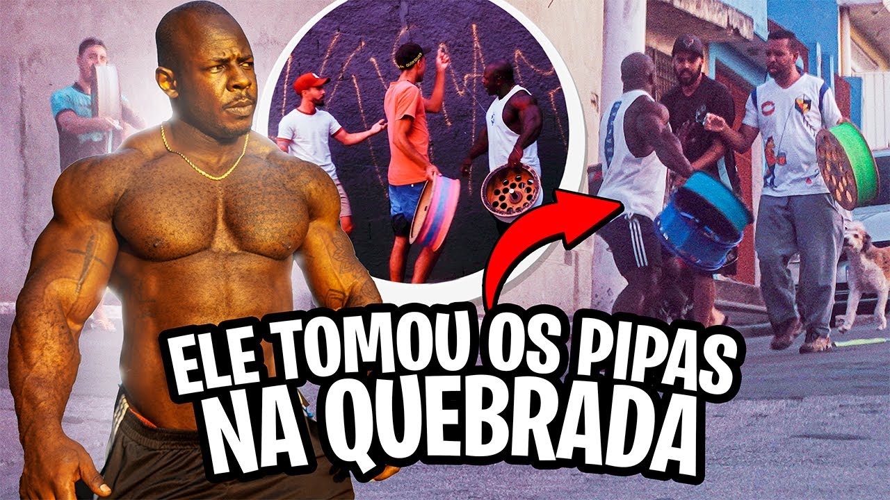 ELE TOMOU AS LINHAS DE PIPA NA QUEBRADA E APAVOROU OS CARAS