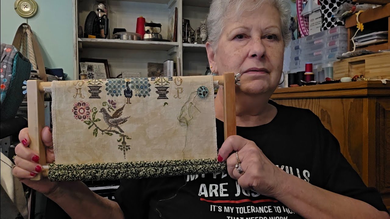 Flosstube #43  Plans and Jan. Stitching