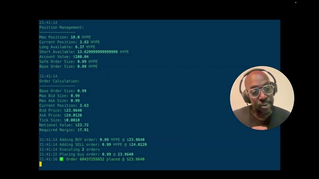 How to build a Hyperliquid L1 trading bot / agent 🤖 - Algo Traders Club