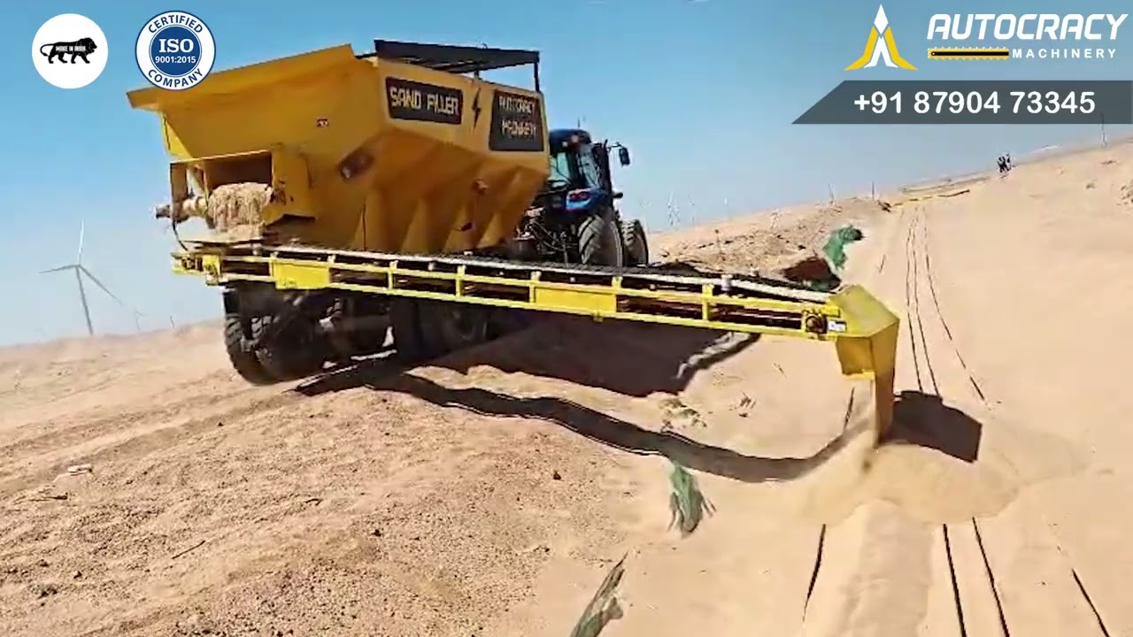 Sand Filler for Solar Sites: Faster Backfilling, Better Quality