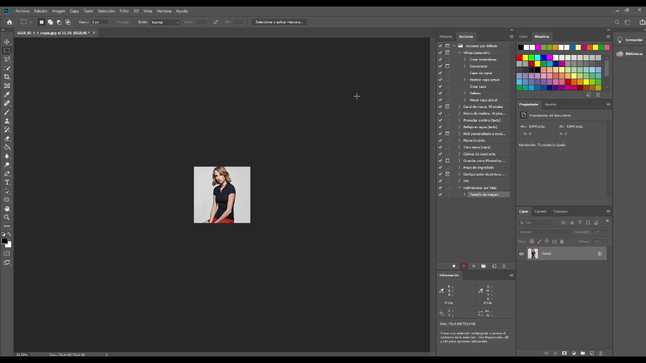 Redimensionar muchas imagenes a la vez [**PHOTOSHOP**]