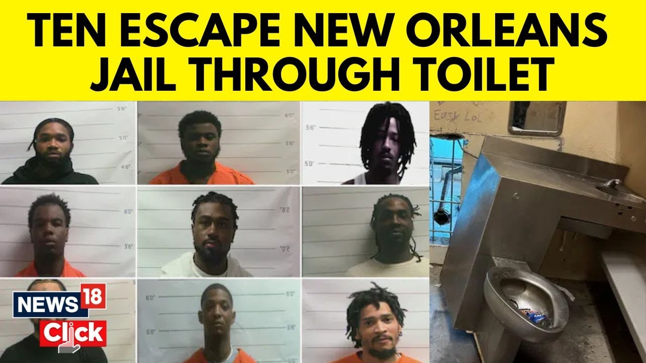 10 Inmates Escape Jail In New Orleans, Leave Taunting Message: 