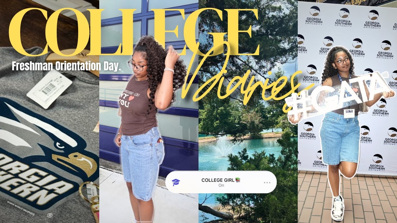 College Diaries Ep. 1🏫| Freshman Orientation Vlog; dining halls, dorm rooms, new friends?