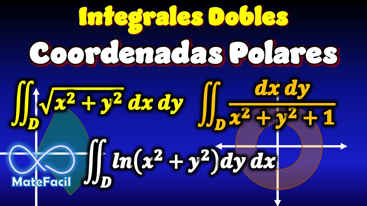 Integrales Dobles en Coordenadas Polares EXPLICACIÓN COMPLETA - Parte 1:  Regiones Simples