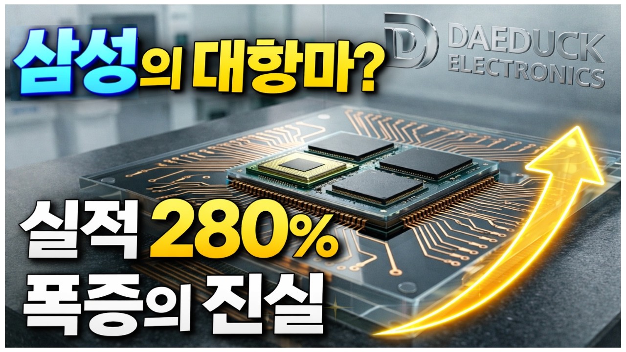 [에디터 PICK] &ldquo;삼성전기 다음은 여기&hellip; 280% 폭증 &lsquo;대덕전자&rsquo; 터진다&rdquo; / 머니투데이방송 (증시, 증권)