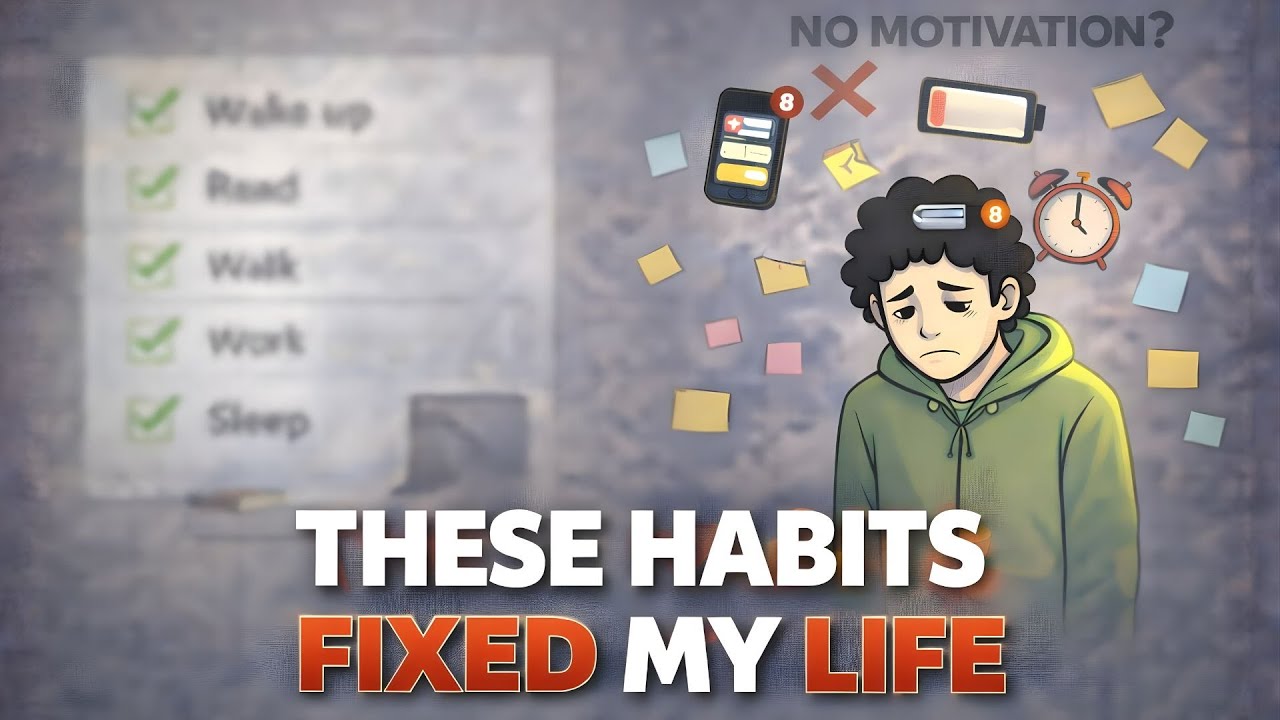 I Fixed My Life Using These 6 Daily Habits (No Motivation)