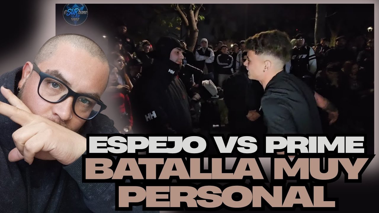 Reacci&oacute;n ESURBANO ESCRITAS ESPEJO vs PRIME - Batalla muy pero muy personal