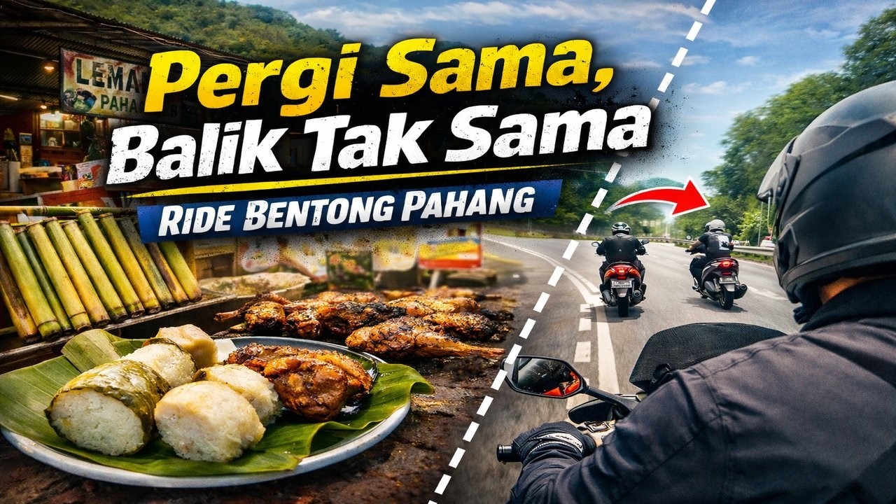 Pergi Sama, Balik Tak Sama | Ride Bentong Pahang #zulmomen #motovlogmalaysia
