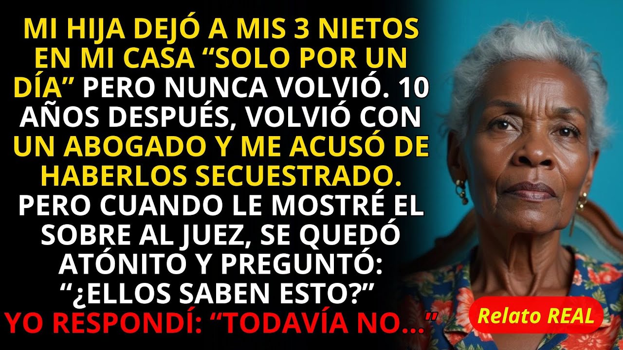 Mi Hija Me Dejó a Mis 3 Nietos… ¡Y 10 Años Después Me Acusó de Secuestro!