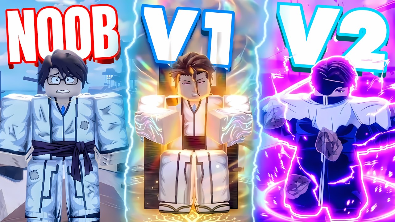 Превращение из новичка в настоящего Айзена V2 в Roblox Sailor Piece