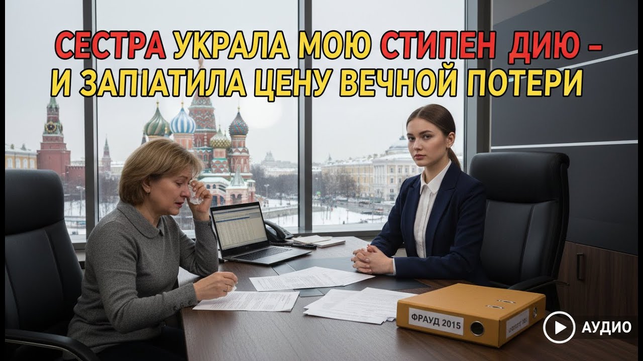 Сестра ворвалась на собеседование за стипендию МГУ, пытаясь украсть мою судьбу, но сломалась.