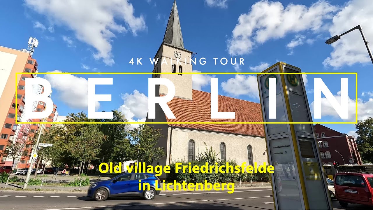Walking Tour Berlin 4K Spaziergang durch Alt-Friedrichsfelde am Tierpark