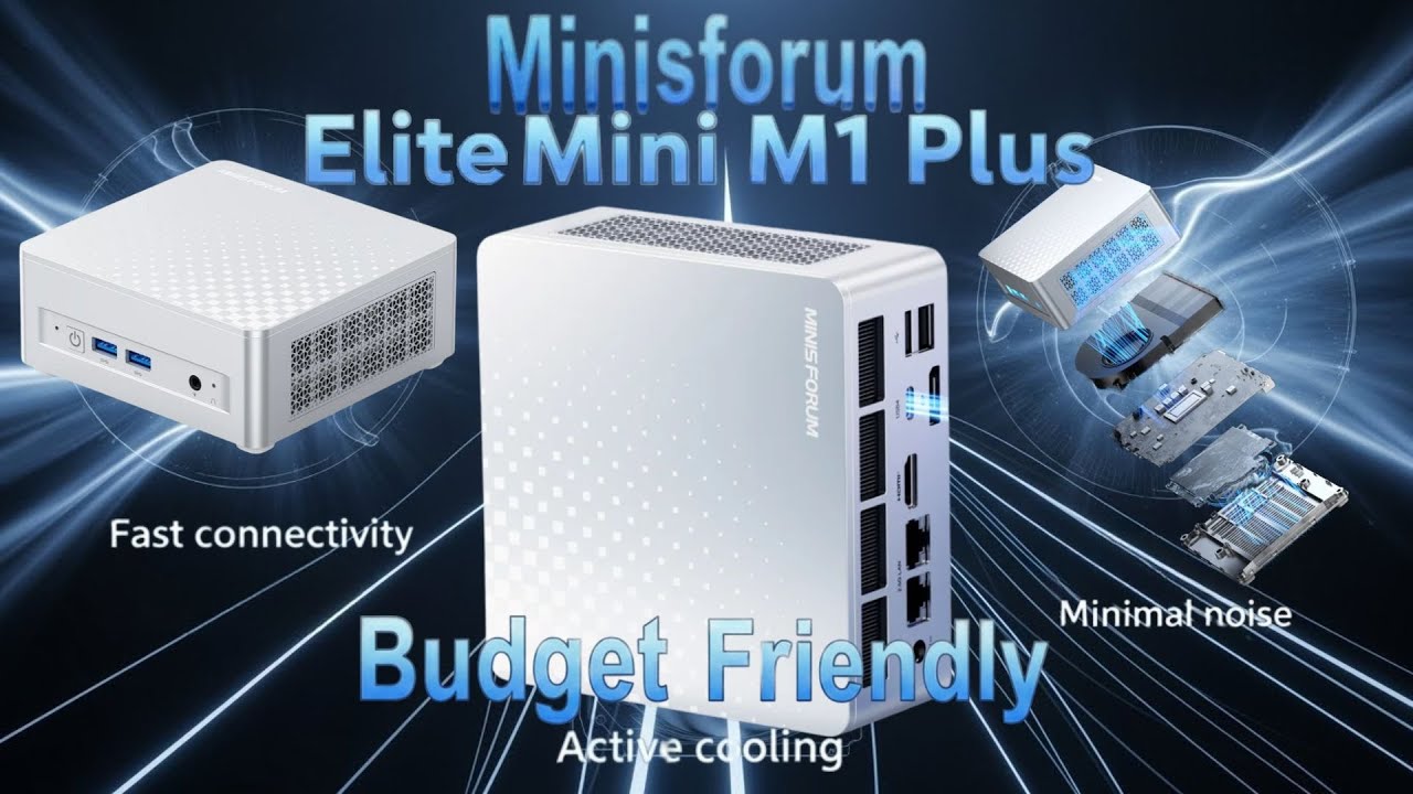 MINISFORUM M1 Plus - A Budget Game Changer: DDR5, Dual 2.5G Ethernet & Triple Display Efficiency!