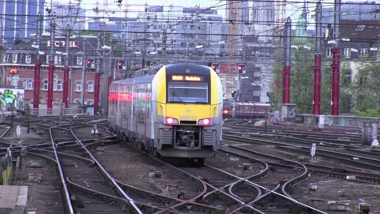 Brussels-South railway station - Evening Spotting 11.05.13