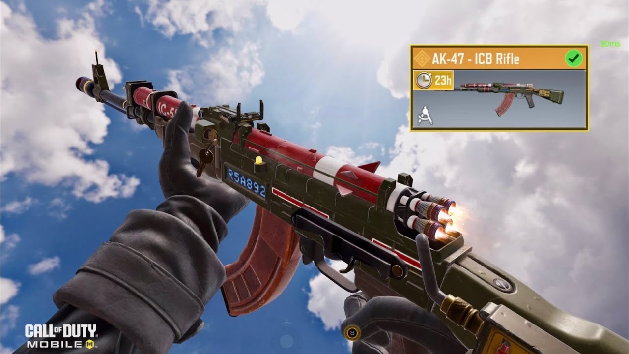 Trying the NEW FREE Legendary AK47-ICB Rifle in COD Mobile