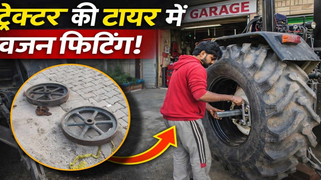 👉 Swaraj 744 Tractor Me Extra Weight Laga Diya 😱 | Power Test | Tractor Tochan#tractor 
