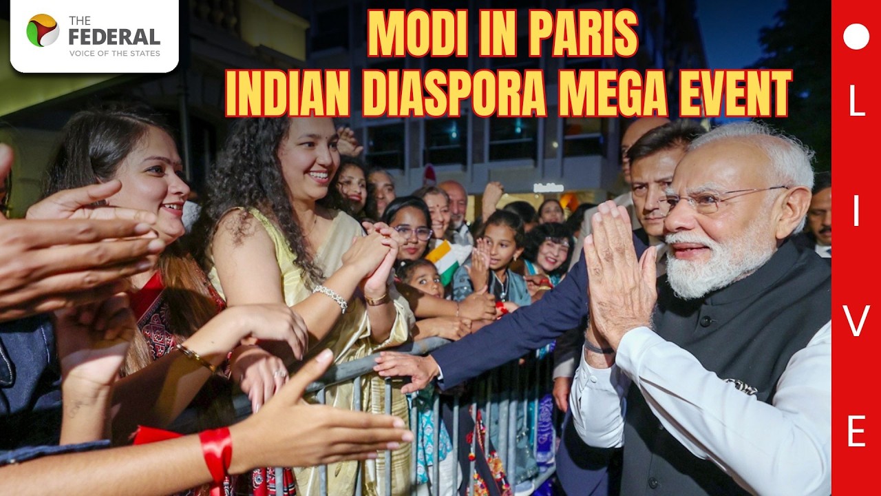 Live: Indian community gives PM Modi grand welcome in France
