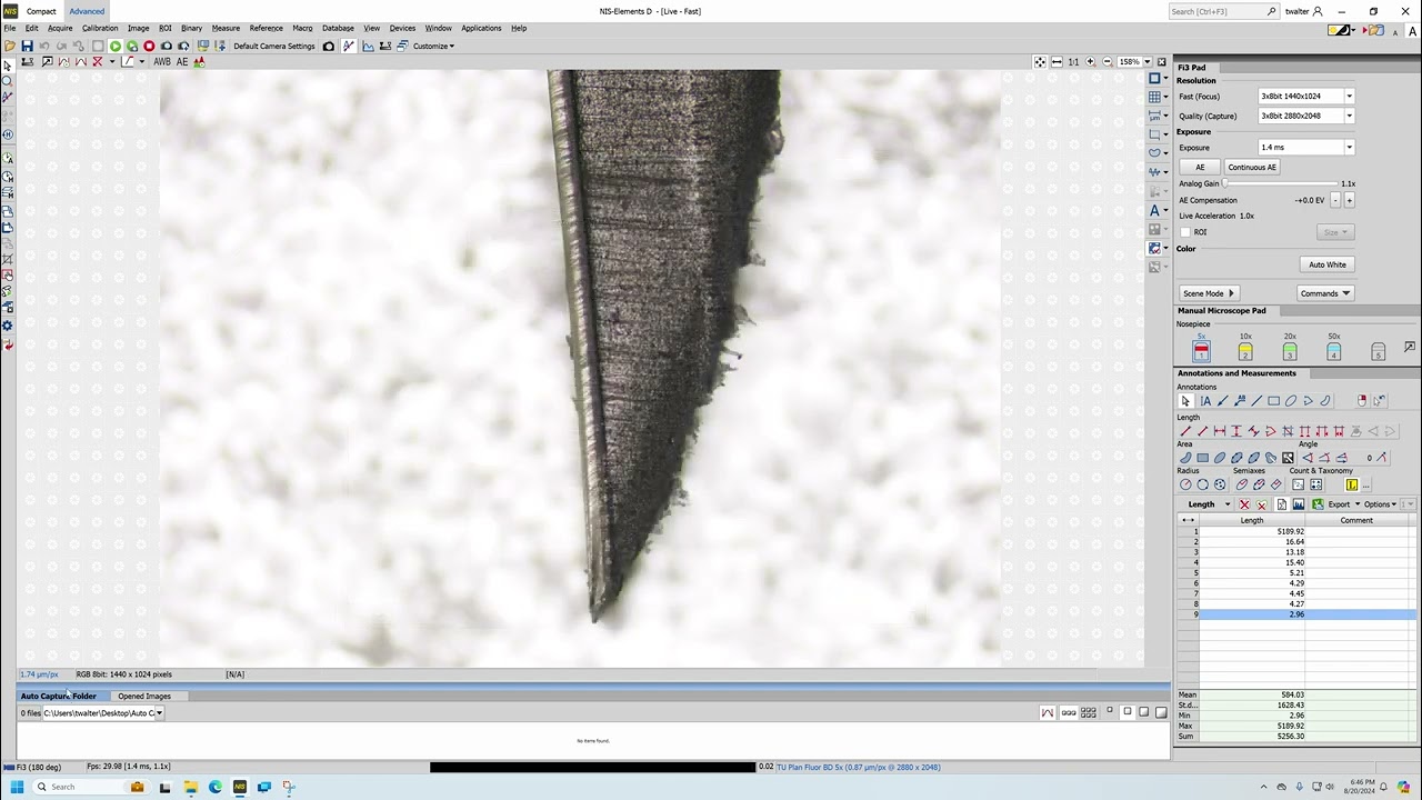Tutorial #5 -  Setting Up Auto Capture & Automatically Saving an Image