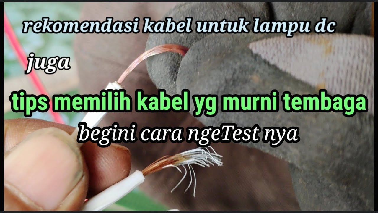 rekomendasi kabel untuk lampu dc dan tips memilih kabel plts