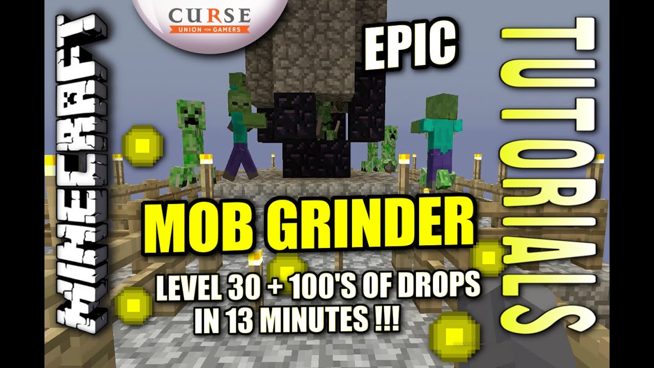 GRAVITY MOB GRINDER ⚔️ XP FARM 🟢 Minecraft Bedrock Tutorial 💀 MCPE,Xbox,PS4,Windows,Switch