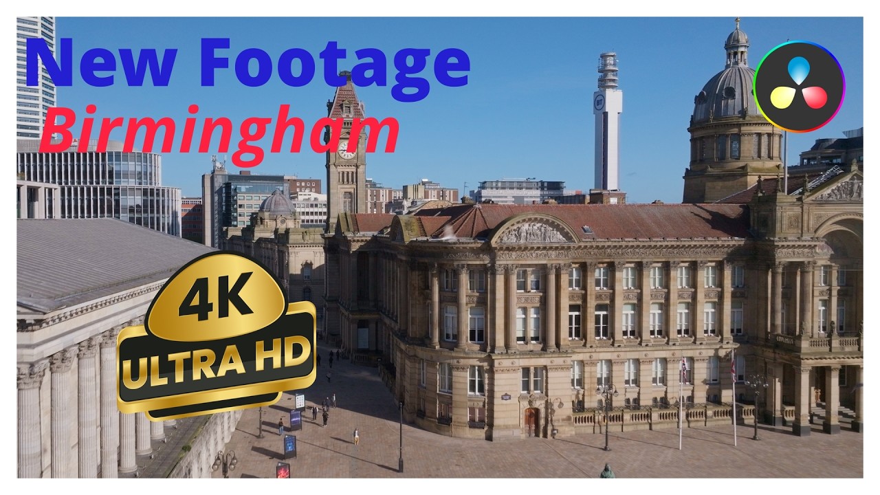 Birmingham City Stunning 4K Footage
