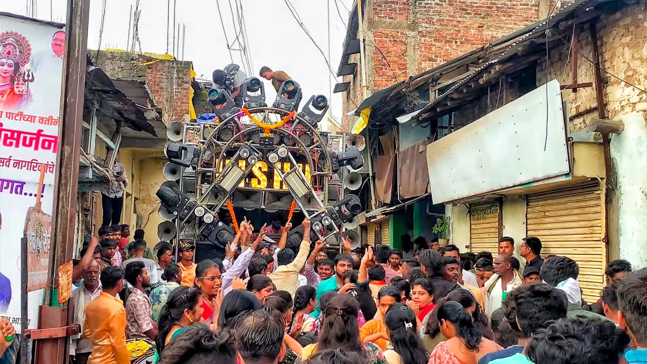 Hamne Pakad Li Hai - Vishu Dhumal Group Tumsar 🔥❤️°|| Warud Durga visarjan 2025°||
