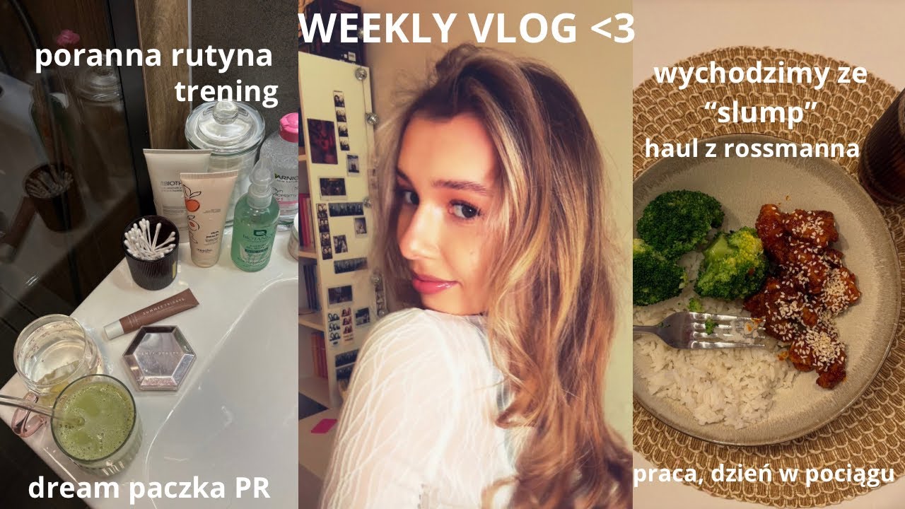WEEKLY VLOG  | &ldquo;slump&rdquo; a motywacja, praca, haul & paczka PR 🧘&zwj;♀️📦⭐️