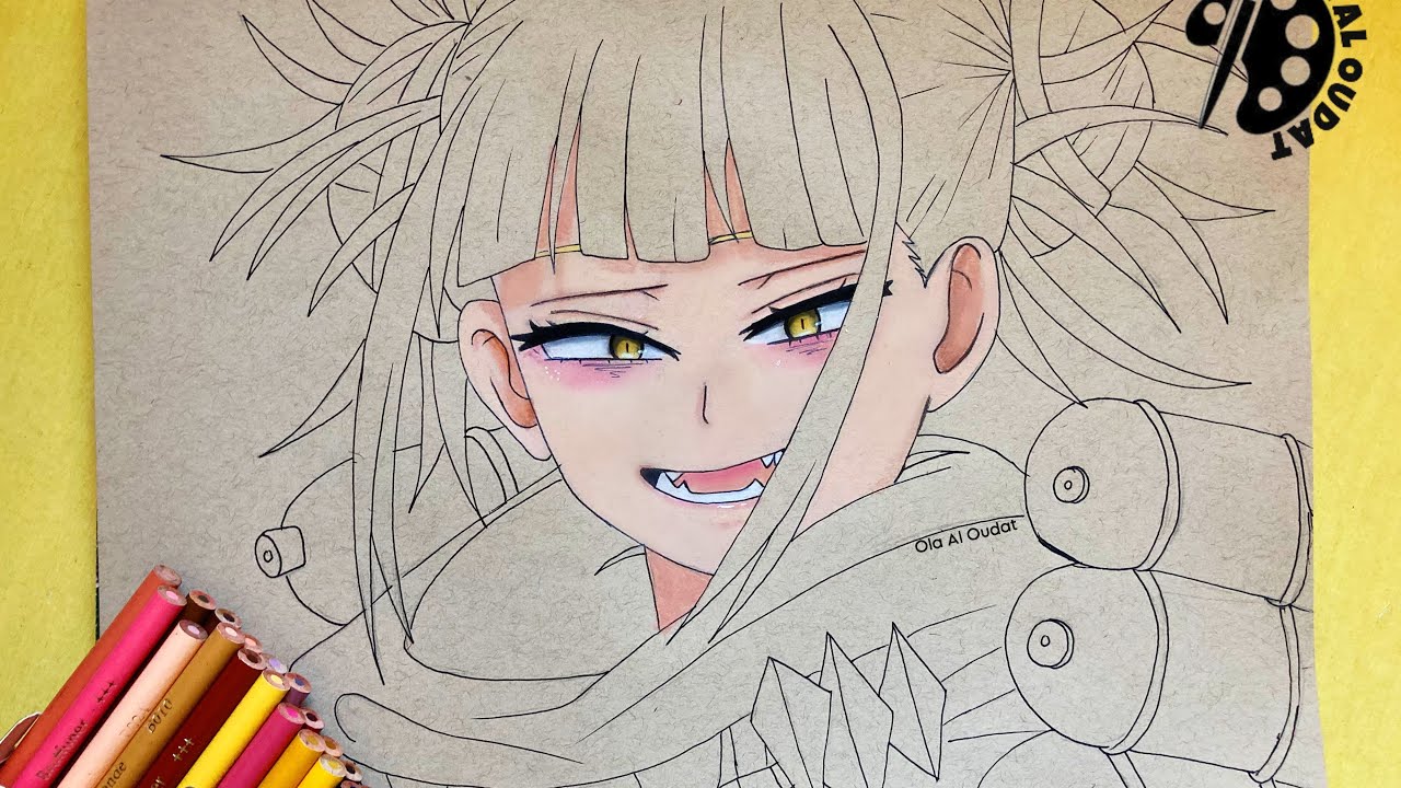 تلوين البشرة لشخصية toga 😍😍😍