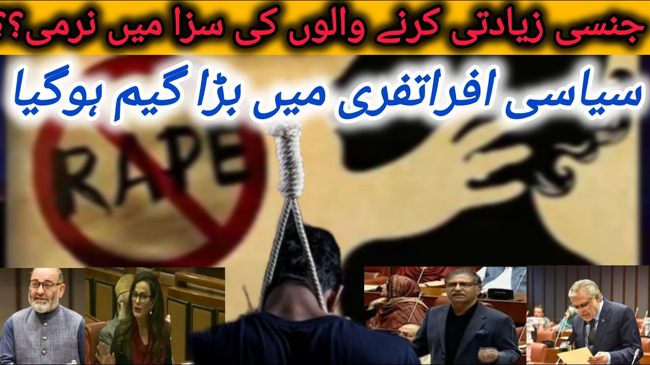 Senator Mushtaq Ahmed's Proposal: Public Opinion Clash: Bill on Punishment for Rape in Pakistan 