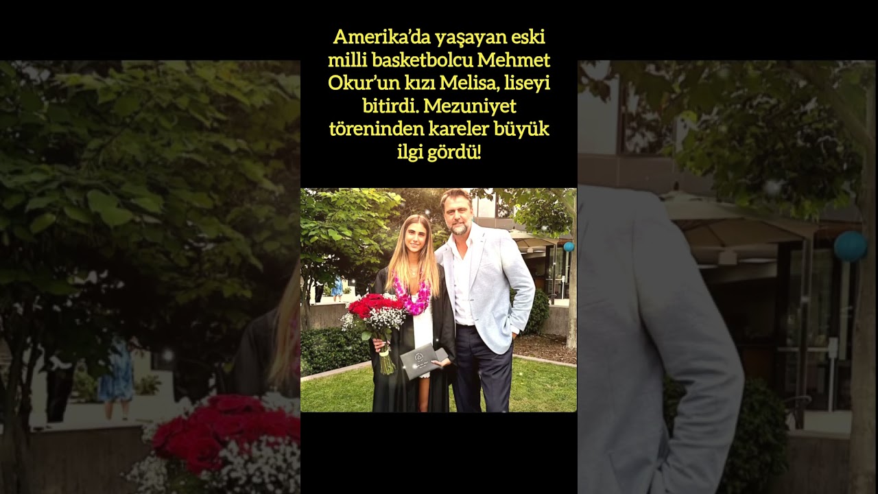 MEHMET OKUR'UN KIZI MELİSA LİSEDEN MEZUN OLDU!