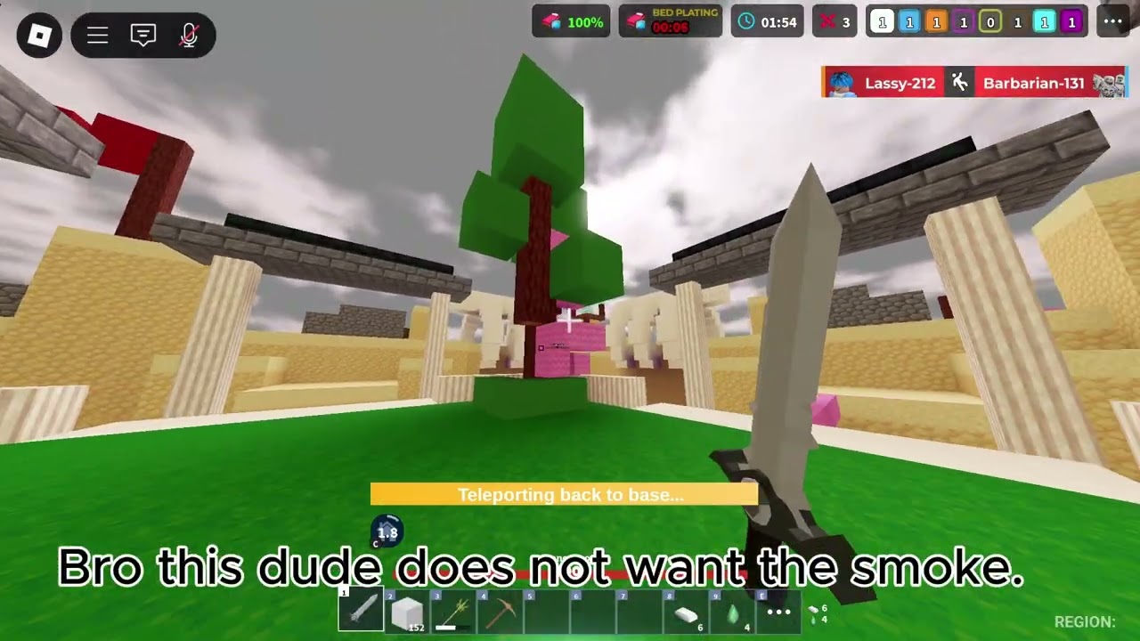 [Roblox Bedwars] Solo's gameplay