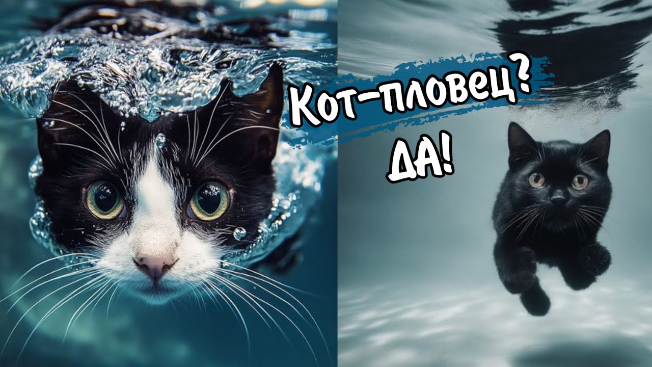 5 Кошек, Которые ЛЮБЯТ Плавать (Вы Не Поверите!)