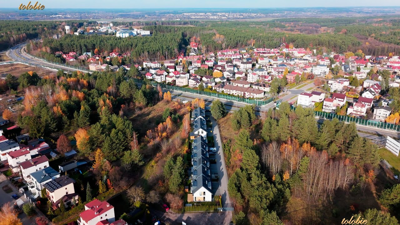 Białystok osiedle Jaroszówka jesienią 2025 z kamery drona #drone #travel #białystok #podlasie #dji