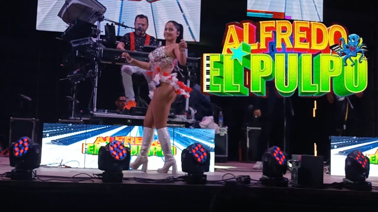 Asi arma el ambiente Alfredo el Pulpo. Bailazo en Dzitbalche