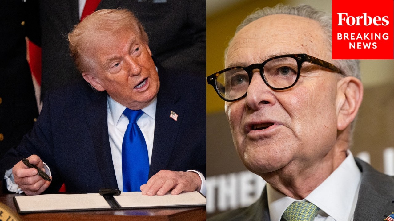 Chuck Schumer Tears Into Trump For Threatening To Stop Signing Legislation Unless SAVE Act Passes