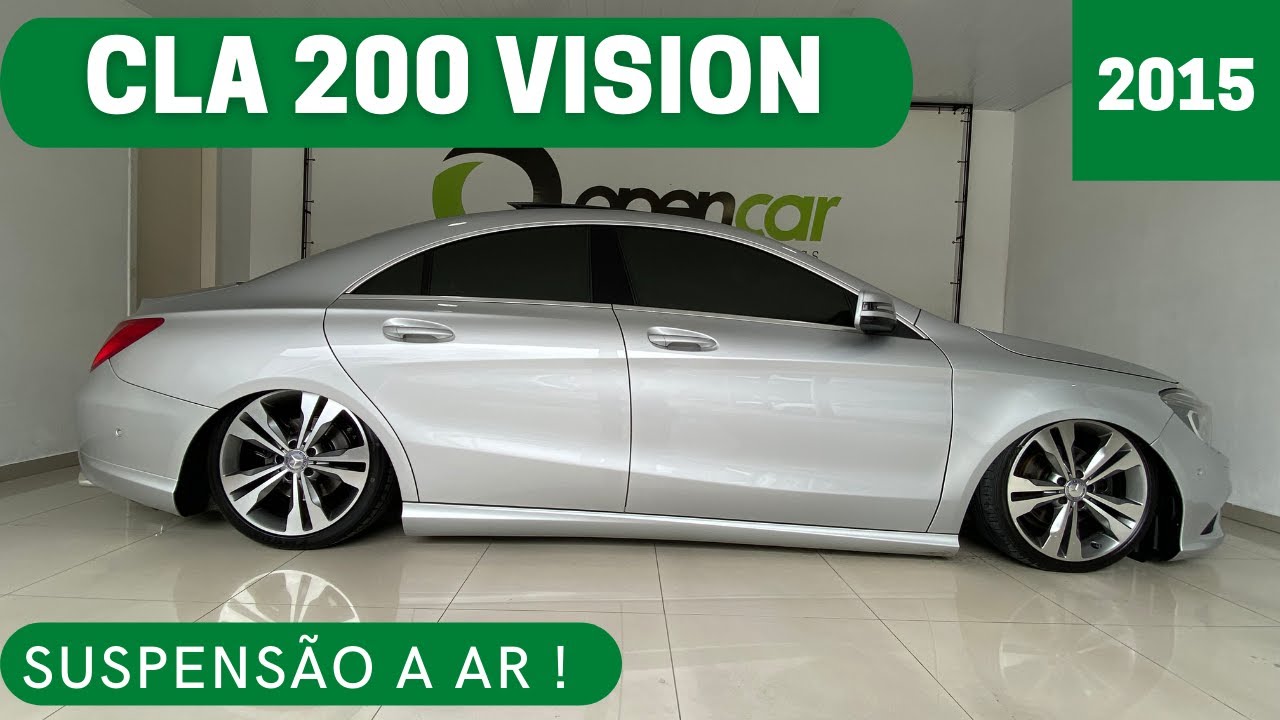 🔴Conheça a Nave: Mercedes benz CLA 200 Vision 2015 SUSPENSÃO A AR + DIFUSOR ESCAPE + SOM 4K!