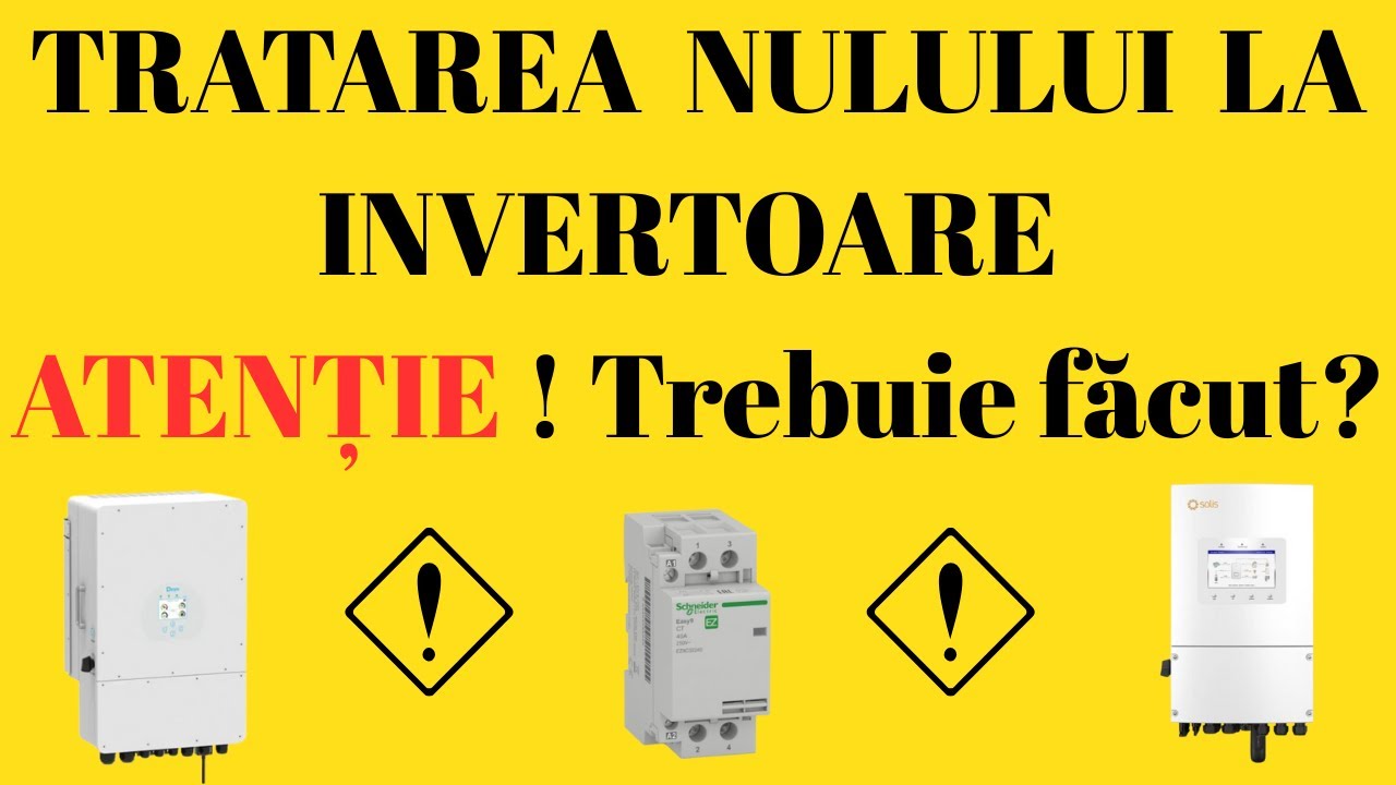 De ce ai nevoie de Tratarea Nulului la Invertorul tău? Tratarea nulului Deye monofazic