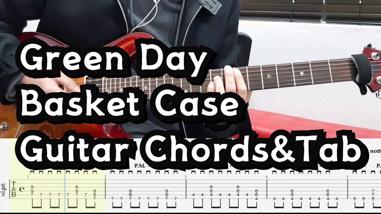 Green Day(그린데이)- Basket Case(바스켓케이스)-기타코드악보-Guitar Chords&Tab-Standard Tuning-김포김쌤기타