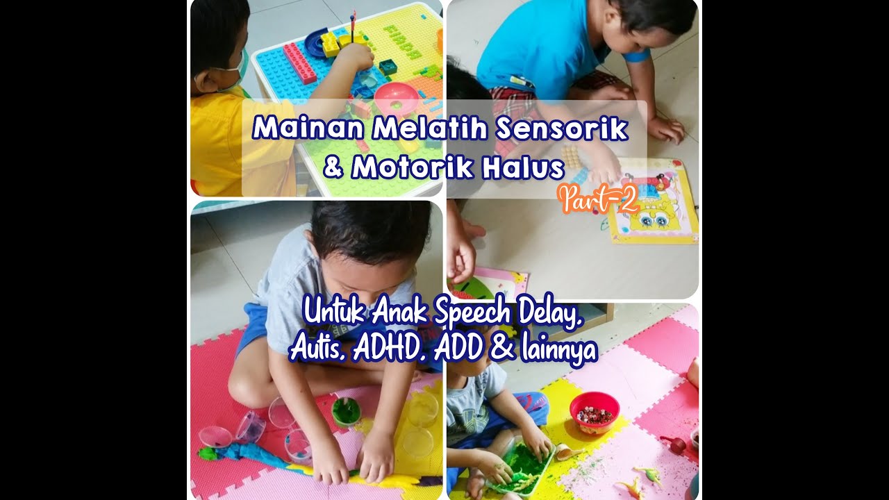 🔵 MAINAN MELATIH SENSORIK & MOTORIK HALUS ❗TERAPI SENSORI  INTEGRASI & TERAPI OKUPASI (part 2)