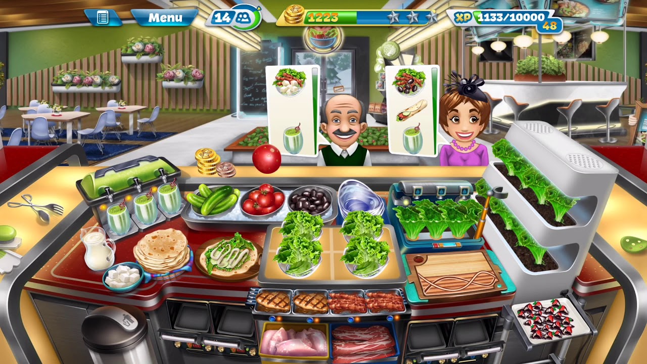 Cooking Fever – Salad Bar Level 40 (3 stars)